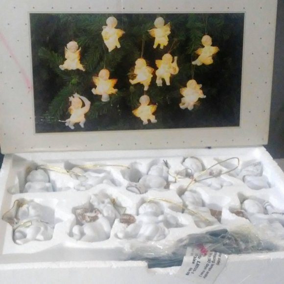 Cottagecore Angel Light Set Porcelain ABC - Picture 1 of 8